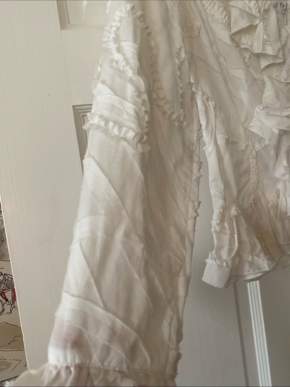 Anne Fontaine Ruffled lightweight Jacket. Sz. 1/ XS - Picture 7 of 14